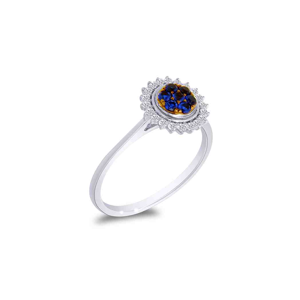 Le Vian Diamond & Blue Ring PD31039ALR